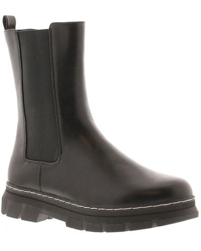 Apache Ankle Boots Chime Zip - Black