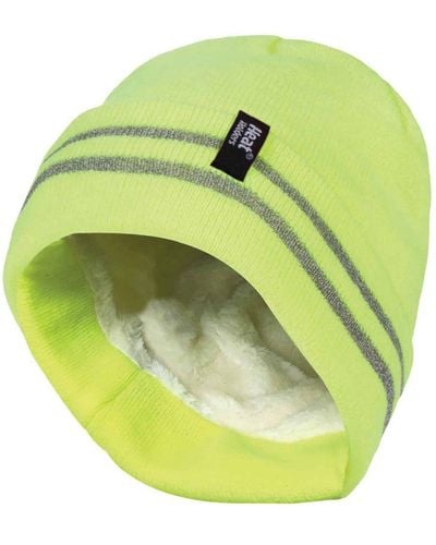 Heat Holders Hi Vis Reflective High Visibility Hat - Green