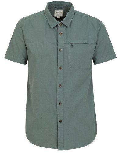 Mountain Warehouse Coconut Slub Short-Sleeved Shirt () - Green