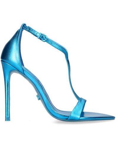 Carvela Kurt Geiger Leather Vanity 110 Sandals - Blue