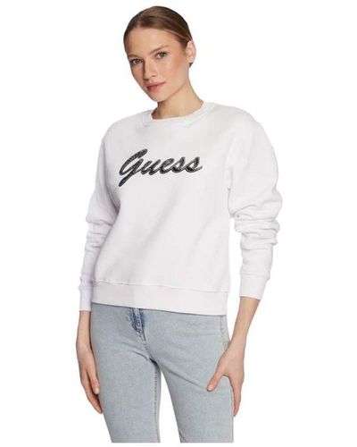 Guess Alona-sweatshirt Voor - Wit