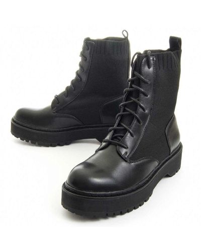 Montevita Ankle Boot Botilan26 In Black - Zwart
