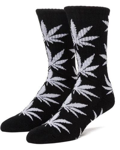 Huf Black 'plantlife' Socks