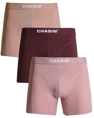 Chasin' Chasin Boxershorts Thrice Crimson - Paars