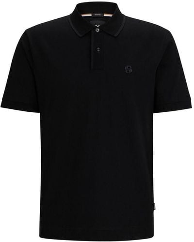 BOSS Hugo Boss Parlay 210 Polo Shirt - Black