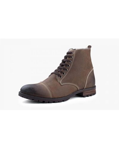 Redfoot Decker Leather Fashion Work Boot - Brown