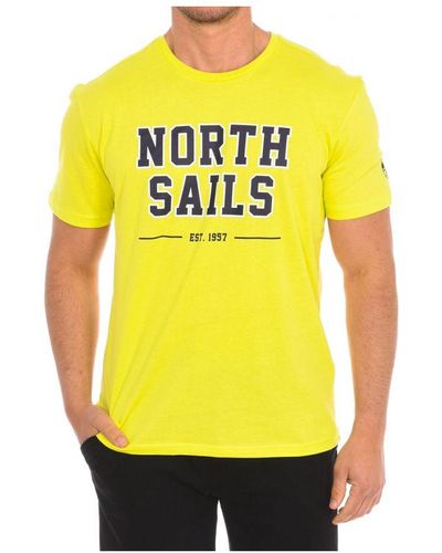 North Sails Short Sleeve T-shirt 9024060 Man - Yellow
