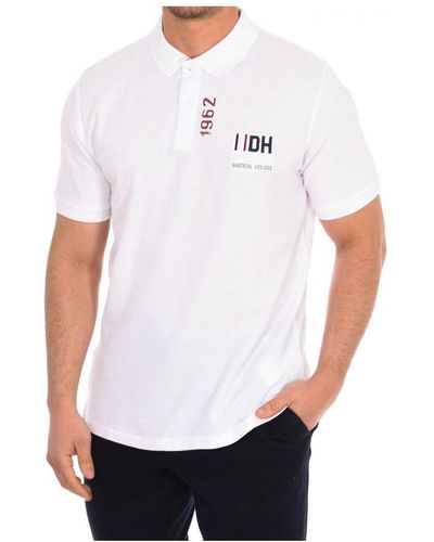 Daniel Hechter Short-Sleeved Polo Shirt 75107-181990 - White