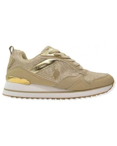 U.S. POLO ASSN. Us Polo Beige Eco Fabric Trainer - Natural