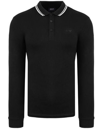 Armani Jeans Polo Shirt - Black