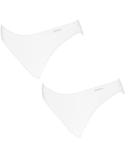 Janira Pack-2 Invisible Knickers With Soft And Elastic Fabric 1031638 - White