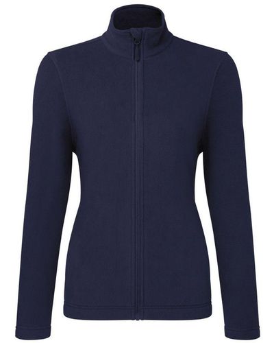 PREMIER Ladies Recyclight Full Zip Fleece Jacket () - Blue
