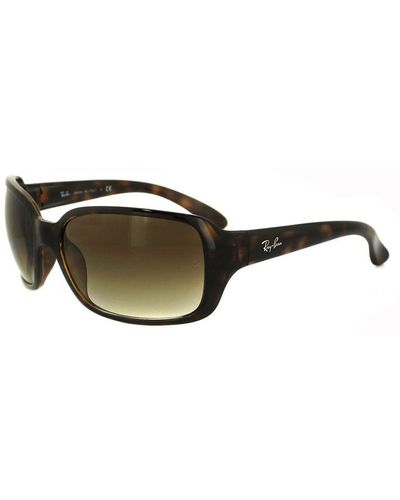 Ray-Ban Butterfly Light Havana Gradient Sunglasses - Black