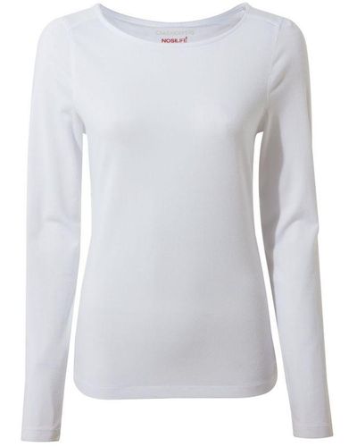 Craghoppers Vrouwen/ Shelby Nosilife T-shirt Met Lange Mouwen (wit)