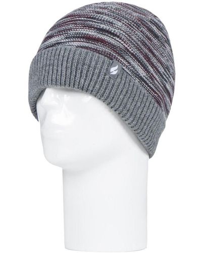 Heat Holders Thermal Knitted Beanie Hat For Winter - Grey