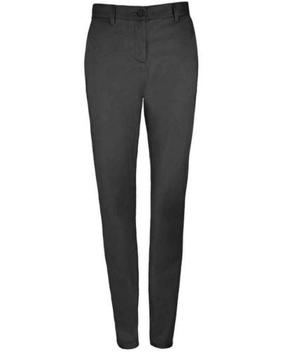 Sol's Ladies Jared Stretch Suit Trousers () - Grey