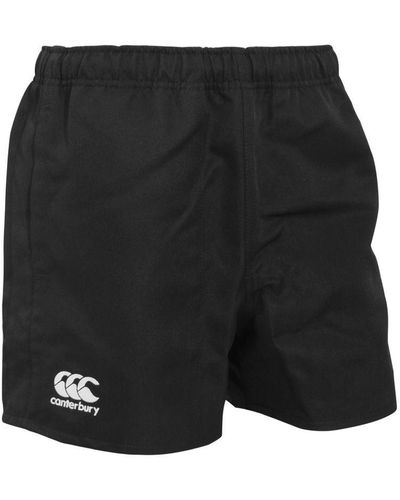 Canterbury Professional Elasticated Sports Shorts - Black