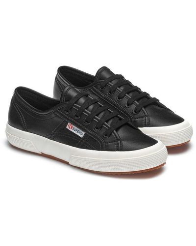 Superga trainers shop leather