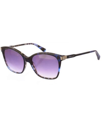 Longchamp Womenss Lo625S Butterfly Shaped Acetate Sunglasses - Purple