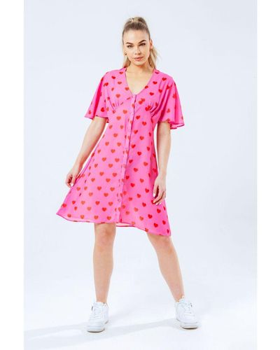 Hype Heart Dress - Pink