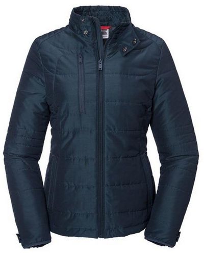Russell Ladies Cross Padded Jacket (French) - Blue