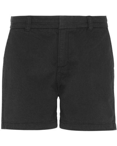 Asquith & Fox Ladies Classic Fit Shorts () - Black