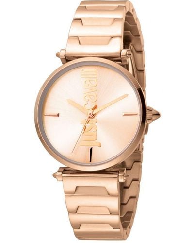 Just Cavalli Armonia Rose Gold Watch Stainless Steel - Natural