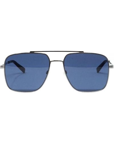 Tommy Hilfiger Th1752/S 06Lb Ku Ruthenium Sunglasses - Blue