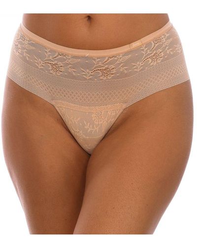 Janira Magic Band Knickers With Culotte Effect Breathable Fabric 1031611 - Brown