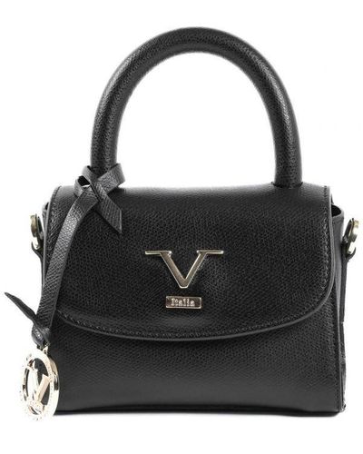 19V69 Italia by Versace Leather Mini Bag - Black