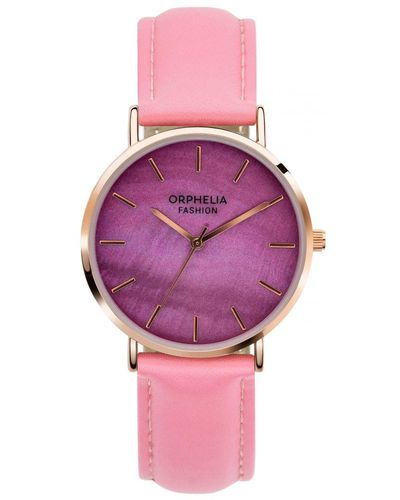 Orphelia Fashion Perla Watch Of711808 Leather - Pink