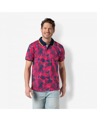 Twinlife Polo Floral - Rood
