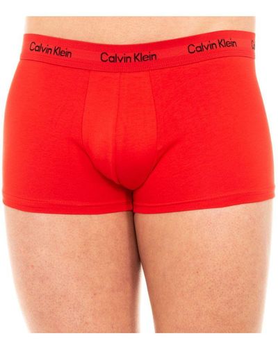 Calvin Klein Pack-3 Boxershorts Van - Rood
