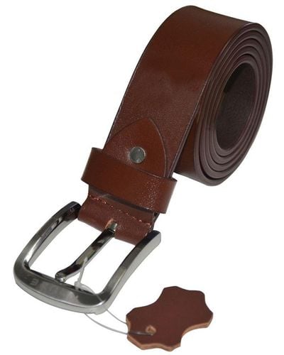 Kruze By Enzo Leather Belts - Brown