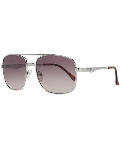 Guess Trapezium Sunglasses With Gradient Lenses - Brown