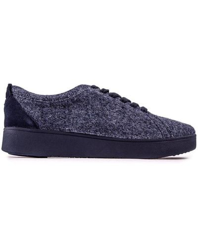 Fitflop Rally Merino Wool Trainers - Blue
