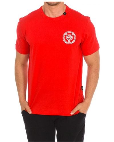 Philipp Plein Tips412 Short Sleeve T-shirt - Red