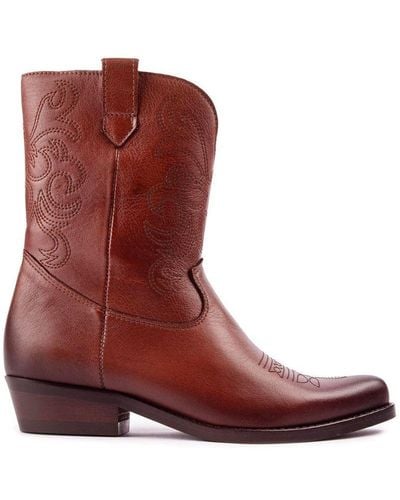 Sole Dolly Boots - Red