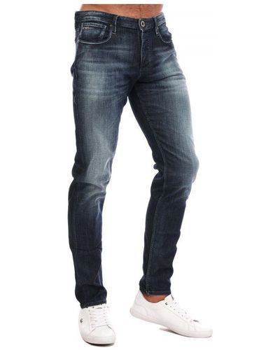 Armani J75 Jeans Met Slanke Pasvorm Voor , Denim - Blauw