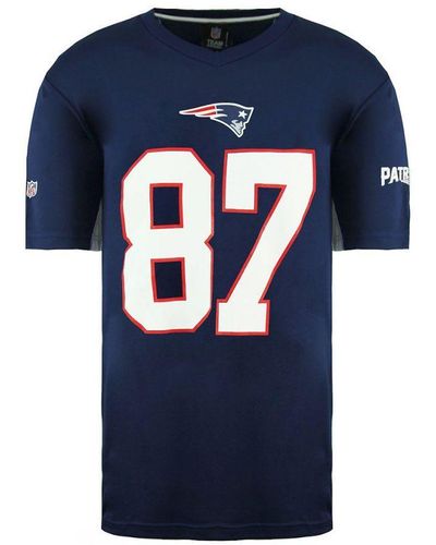 Fanatics Nfl New England Patriots 87 T-Shirt - Blue