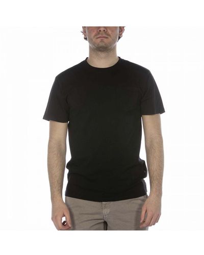Bomboogie Zwart T-shirt Met Ronde Hals