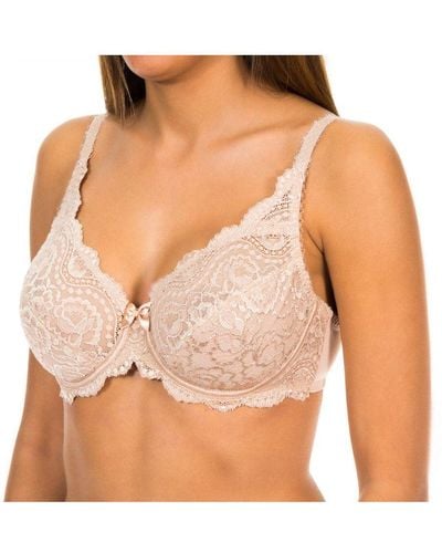 Playtex Underwired Non-Padded Lace Bra 05832 - Natural
