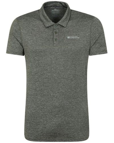Mountain Warehouse Agra Stripe Polo Shirt - Grey