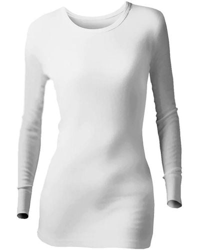 Heat Holders Ladies Long Sleeve Thermal Underwear - White