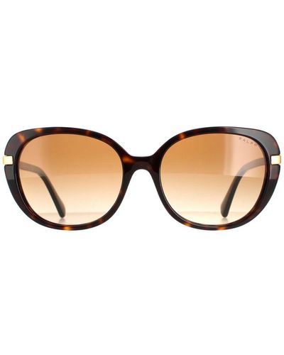 Ralph Lauren By Butterfly Shiny Dark Havana Gradient Sunglasses - Brown