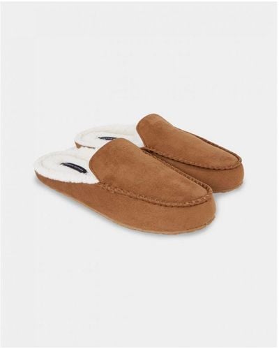 Tommy Hilfiger Mocassin Homeslippers - Brown