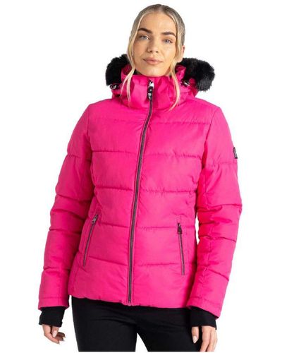 Dare 2b Glamorize Iv Waterproof Padded Ski Jacket - Pink