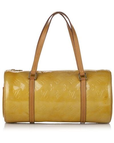 Louis Vuitton Vintage Vernis Bedford Yellow Leather