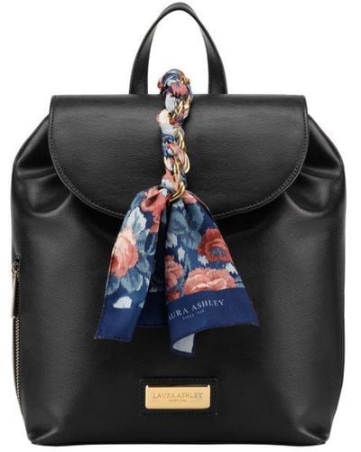 Laura Ashley Backpack Faux Leather - Black