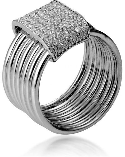 Orphelia 925 Sterling Ring - Grey